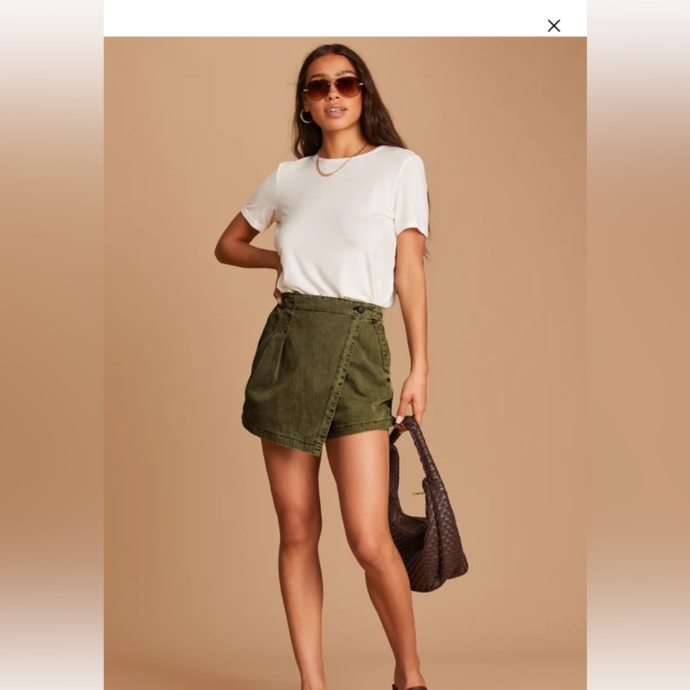Free People Issa Skort in Olive